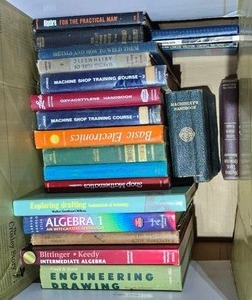 lot 331 image: Collection of Technical Books on Engineering, Mathematics, and Machine Shop Training