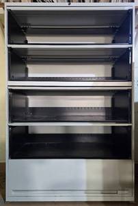 lot 337 image: Commercial 4-Shelf Metal Storage Cabinet - 65 H x 42 W x 18 D
