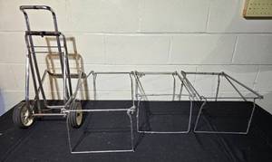 lot 420 image: Vintage Folding Cart with Removable Frames