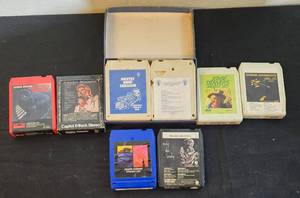 lot 428 image: Vintage Collection of 8-Track Tapes - Includes Various Artists