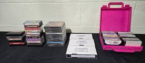 lot 448 image: Large Collection of Mixed Cassette Tapes and Instructional Videos