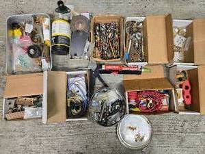 lot 458 image: Large Lot of Various Hand Tools and Hardware Supplies