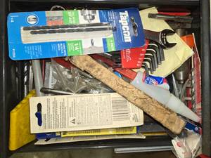 lot 477 image: Mixed Tool Set Including Drill Bits, Wrenches, and Accessories