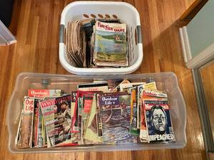lot 249 image: Collection of Vintage Outdoor Magazines - Outdoor Life & Fur-Fish-Game, 1960s-1990s