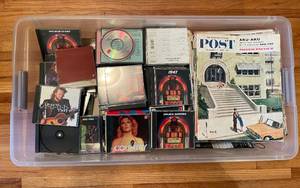 lot 250 image: Collection of Vintage CDs and Magazines including 1947 and The Saturday Evening Post