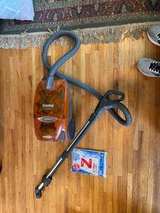 lot 255 image: Kenmore Progressive Canister Vacuum with HEPA Filtration and Hoover Type Z Bags - untested