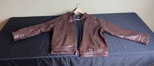 lot 277 image: Polo by Ralph Lauren Genuine Leather Jacket Size XL