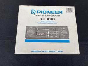 lot 60 image: Pioneer KE-1818 In-Dash Cassette Stereo with AMFM Tuner