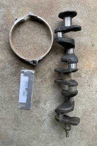 lot 503 image: Crankshaft Assembly with Timing Cover and Gasket Tool