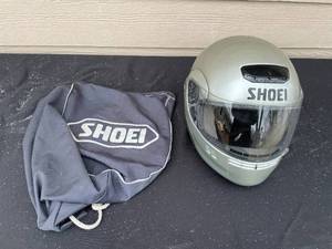 lot 507 image: Used Shoei Motorcycle Helmet with Dust Cover