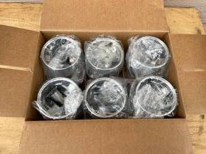 lot 515 image: Set of 6 Steel Piston Cylinders with Protective Packaging