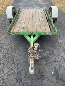 lot 516 image: Used Utility Trailer with Wood Deck