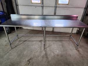 Boos 8 stainless countertop table