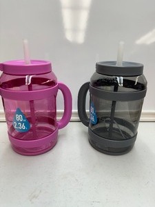 lot 110 image: 2 new Oversized  Huge Water Bottle Cups