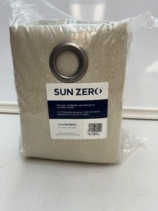 lot 157 image: 2 New Sun Zero Total Blackout Curtains, All Panels are 52 x 84 - CC - Pratt