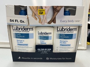 lot 172 image: New Lubriderm 54 oz Daily Moisture Lotion Set