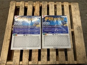 lot 166 image: 6 New 3M Filtrete 16x20x1 Furnace  Air Filters - Premium Filtration 2200