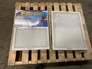 lot 167 image: 6 New 3M Filtrete 20x25x1 Furnace  Air Filters - Premium Filtration 2200