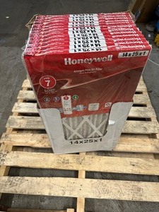 lot 169 image: 12 New Honeywell 14x25x1 FPR 7 Premium Furnace  Air Filters