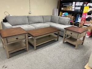 lot 40 image: Pike & Main Blaine 3-piece Occasional Table Set Item  1518184