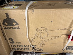 lot 211 image: Floor Jack 3 Ton Capacity Fast Lift Service Jack Steel Heavy Duty Hydraulic Car Jack