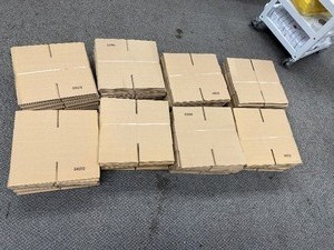 lot 260 image: 195 7 x 7 x 6 Card Board Shipping Boxes