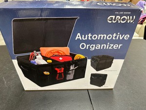 lot 191 image: EUROW Automotive Organizer, Vehicle Compartment Organizer, Collapsible With Carry Handles