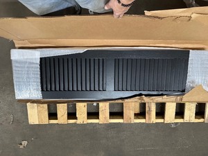 lot 233 image: 2 Black Window Shutters around 60 x 14