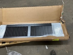lot 234 image: 2 Black Window Shutters around 60 x 14