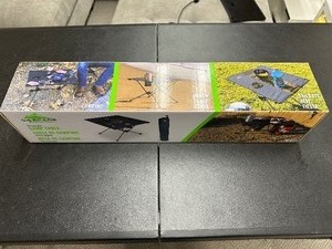lot 256 image: New Cascade Mountain Tech Ultralight Camp Table - Lightweight for Backpacking, Camping, Sporting Events, Beach, and Picnics with Carry Bag