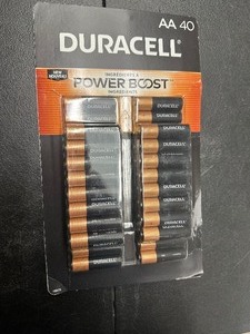 lot 252 image: New 40 Pack of Duracell Power Boost AA Batteries