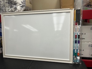 lot 268 image: White Board With Dry Erase Markers  Eraser