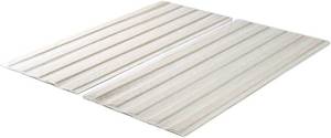 lot 129 image: ZINUS Compack Fabric Covered Wood Slats, Bunkie Board, Box Spring Replacement, For King Size Bed