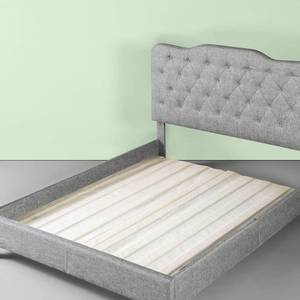 lot 174 image: ZINUS Compack Fabric Covered Wood Slats, Bunkie Board, Box Spring Replacement, For King Size Bed
