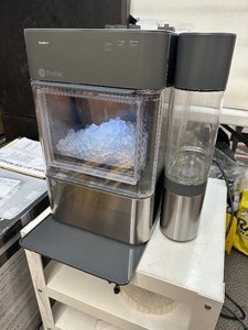 lot 104 image: GE Profile Smart Wifi Enabled 38LB Opal 2.0 Nugget Ice Maker  1 Gallon XL Side Tank XPIOX3SCSS