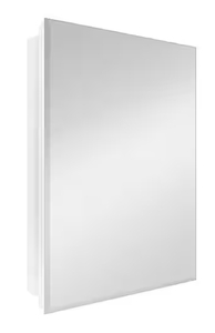 lot 273 image: Glacier Bay 23.6 in. W x 30 in. H Rectangular Wood Composite Medicine Cabinet with Mirror