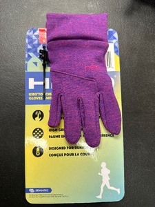 lot 294 image: New Kids Head Touchscreen Gloves  Mittens Size M Medium - Violet  Purple