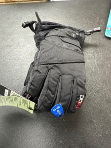 lot 298 image: New Kids Head Touchscreen Winter  Ski Gloves  Mittens Size L Large - Black