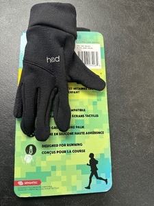 lot 302 image: New Kids Head Touchscreen Gloves  Mittens Size Large - Black