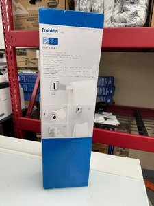 lot 338 image: Franklin Chrome 2 Pack of Bathroom hardware - 4 Piece each - 2 Large Towel Bars, 2 Towel Rings, 2 Toilet Paper Holders, and 2 Towel Hooks