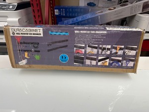 lot 350 image: Dura Cabinet 15 piece Wall mounted Tool Organizer
