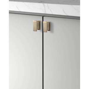 lot 366 image: New 20 Pack Sapphire, Hexa Series 1-12 in. Medium Aged Bronze Colored Modern Cabinet Knob