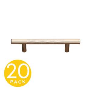 lot 405 image: New 20 Pack Sapphire Delta Series 3-34in. GOLD CTC Modern Cabinet Pull