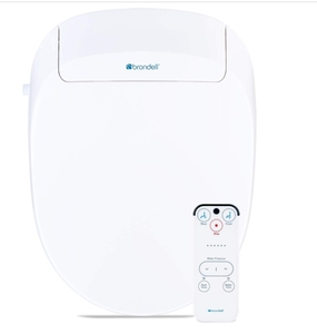 lot 200 image: New Brondell Swash 300 Bidet Elongated Toilet Seat - White