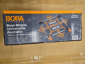 lot 18 image: BORA Universal Mobile Base (Fully Adjustable), New in Box