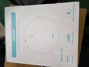 lot 50 image: Onson Smart Portable Remote Control Vacuum Cleaner (Tested and works)