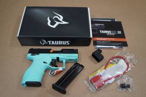 NEW Taurus TX22 Compact .22 LR Semi-Auto Pistol - 2 Magazines - Threaded Barrel
