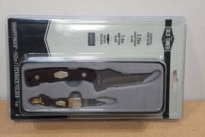 Old Timer Sharpfinger & Lockback Folder Knife Set