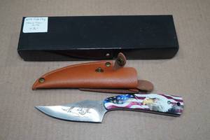 American Flag Eagle Themed Hunting Knife