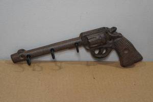 Cast Iron Revolver Coat Hook